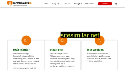 voedselbankalblasserdam.nl alternative sites
