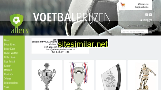 Voetbal-prijzen similar sites