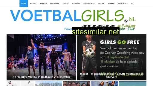 Voetbalgirls similar sites