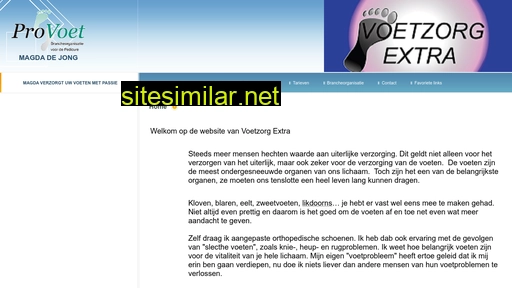 voetzorgextra.nl alternative sites
