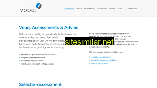 vooqassessments.nl alternative sites