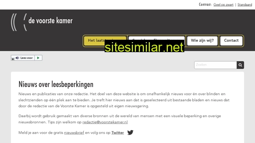 voorstekamer.nl alternative sites
