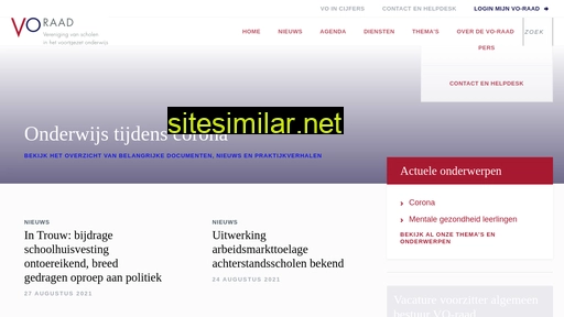 vo-raad.nl alternative sites