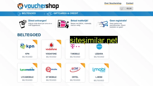 vouchershop.nl alternative sites