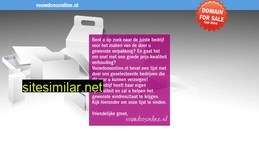 vouwdoosonline.nl alternative sites