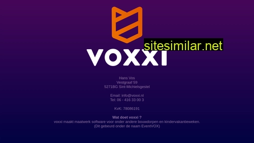 Voxxi similar sites