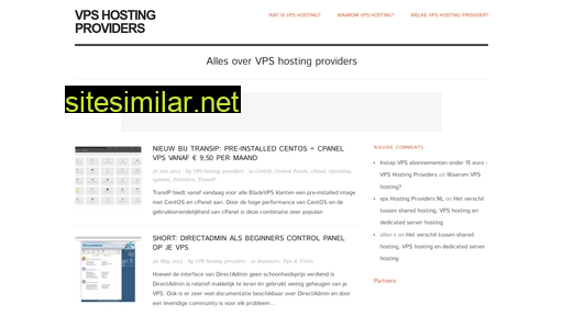 vpshostingproviders.nl alternative sites