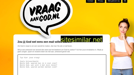 vraagaangod.nl alternative sites