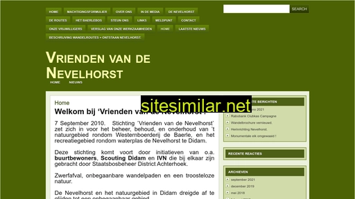 vriendenvandenevelhorst.nl alternative sites