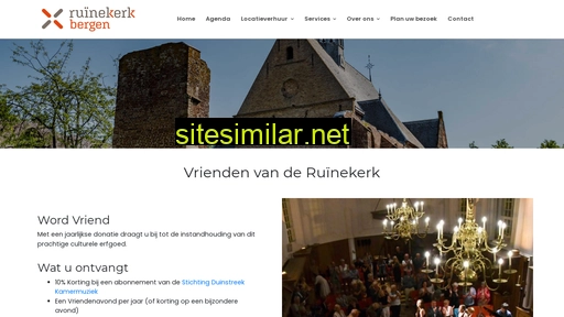 vriendenvanderuinekerk.nl alternative sites