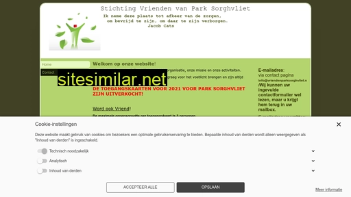 vriendenvanparksorghvliet.nl alternative sites