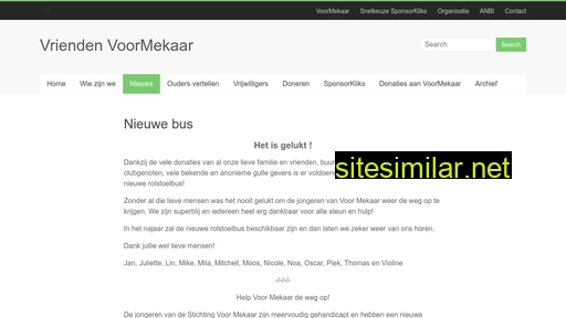 vriendenvoormekaar.nl alternative sites