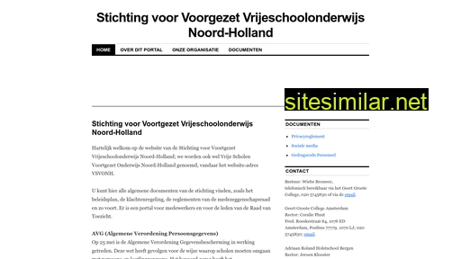 vrijescholennoordholland.nl alternative sites