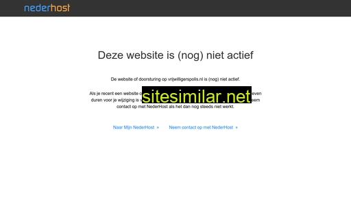 vrijwilligerspolis.nl alternative sites