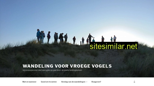 vroegevogelswandeling.nl alternative sites