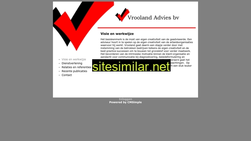 vroolandadvies.nl alternative sites