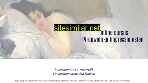 Vrouwelijkeimpressionisten similar sites