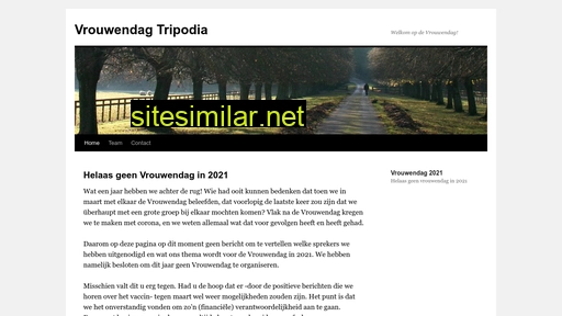 vrouwendagtripodia.nl alternative sites