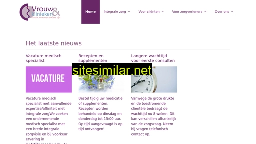 vrouwenklinieken.nl alternative sites