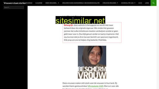 vrouwenstaansterker.nl alternative sites
