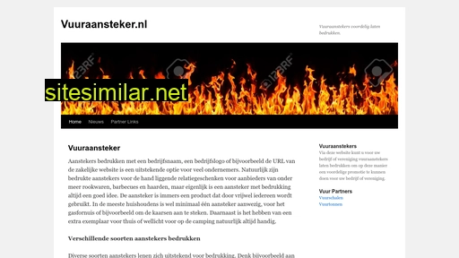 vuuraansteker.nl alternative sites