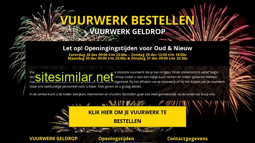 vuurwerkgeldrop.nl alternative sites