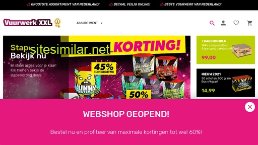 vuurwerkxxl.nl alternative sites