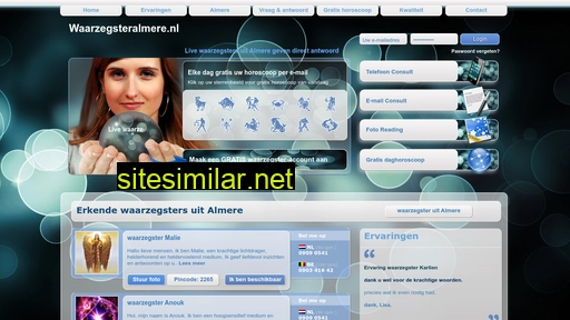 waarzegsteralmere.nl alternative sites