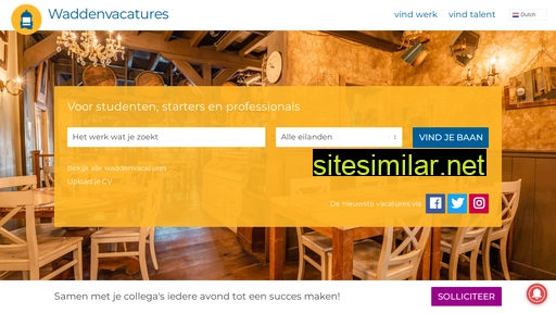 waddenvacatures.nl alternative sites