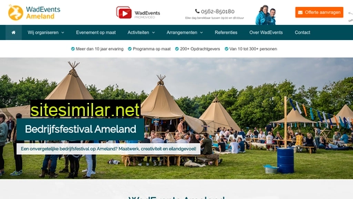 wadevents-ameland.nl alternative sites