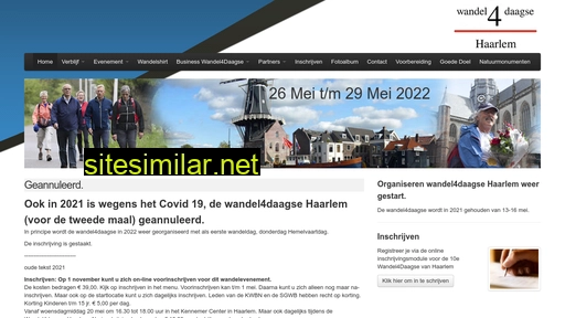 wandel4daagsehaarlem.nl alternative sites