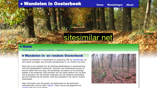 wandeleninoosterbeek.nl alternative sites