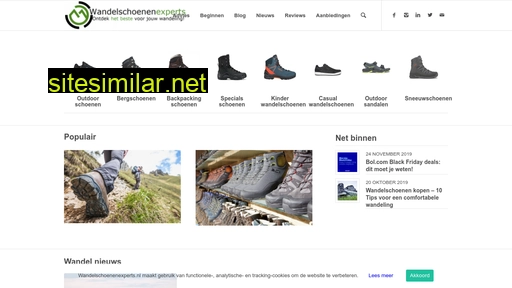 wandelschoenenexperts.nl alternative sites