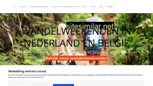 wandelweekendnederland.nl alternative sites