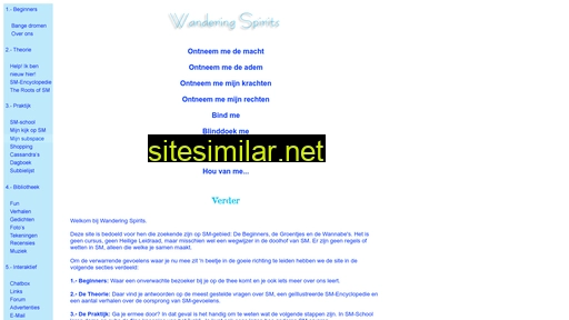 wanderingspirits.nl alternative sites