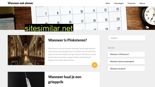 wanneerookalweer.nl alternative sites