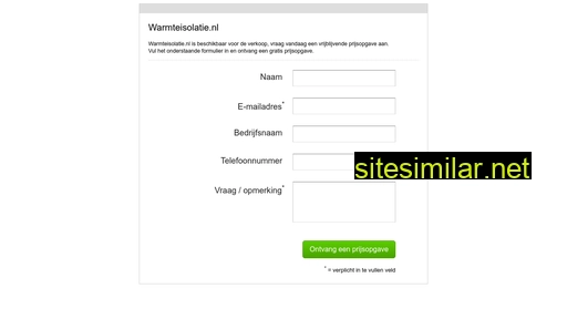 warmteisolatie.nl alternative sites