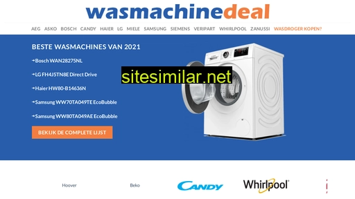 Wasmachinedeal similar sites