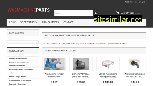 wasmachineparts.nl alternative sites