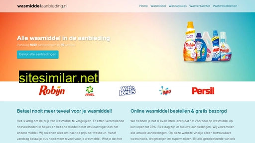 wasmiddelaanbieding.nl alternative sites