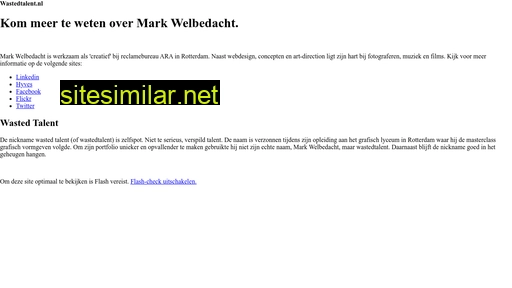 wastedtalent.nl alternative sites