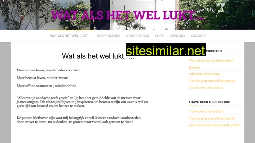 watalshetwellukt.nl alternative sites