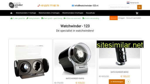 watchwinder-123.nl alternative sites