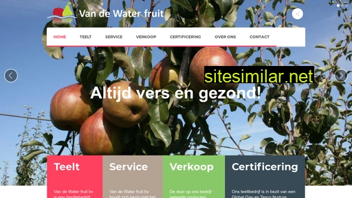 waterfruit.nl alternative sites