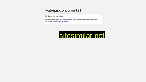 waterpijpconcurrent.nl alternative sites