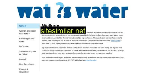 watiswater.nl alternative sites