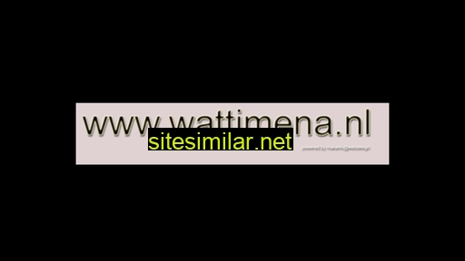 wattimena.nl alternative sites