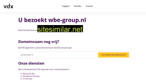 wbe-group.nl alternative sites