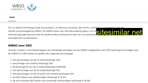wbsosubsidie.nl alternative sites