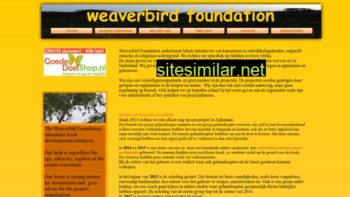 Weaverbirdfoundation similar sites